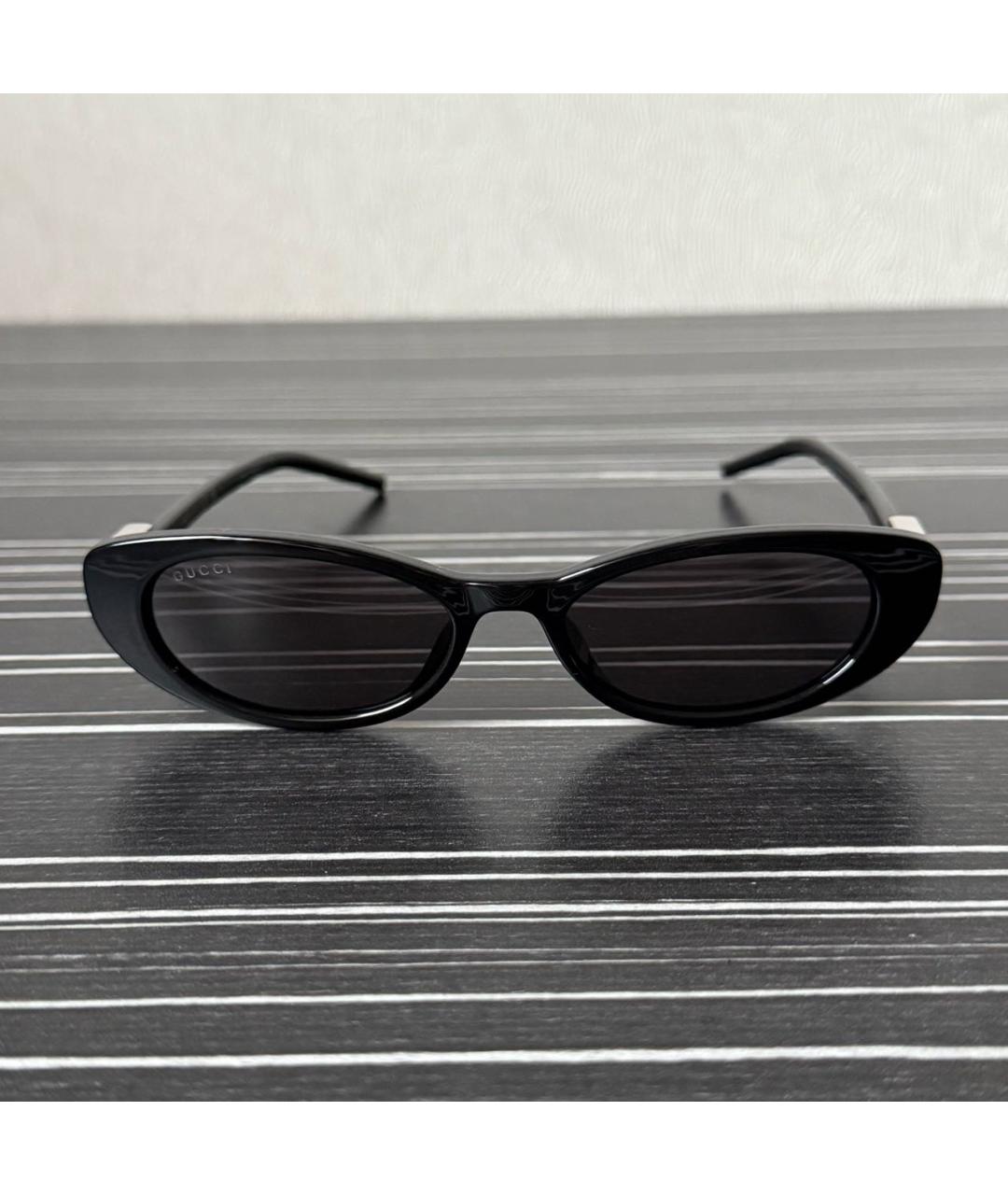 GUCCI Черные пластиковые солнцезащитные очки, фото 5