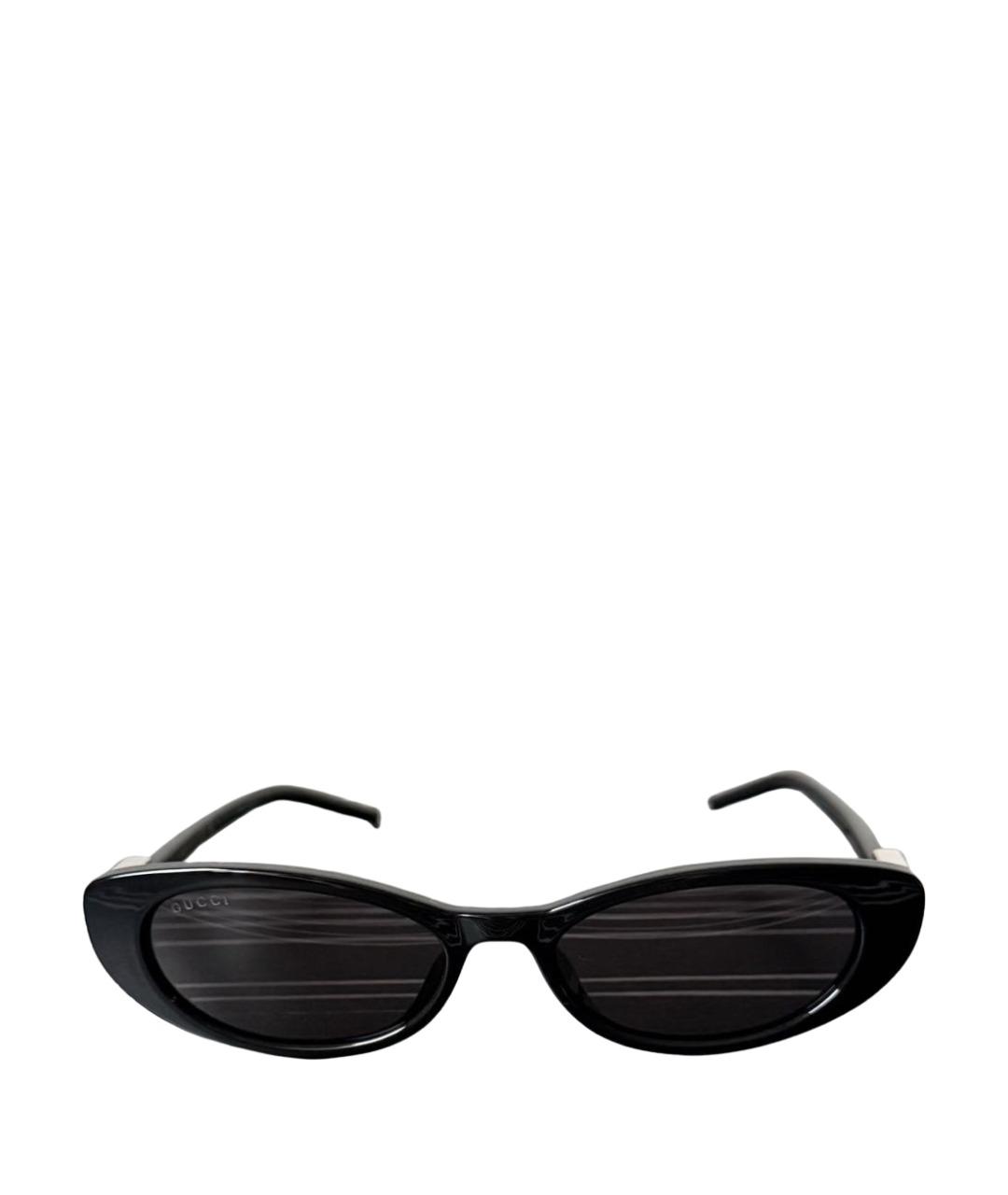GUCCI Черные пластиковые солнцезащитные очки, фото 1
