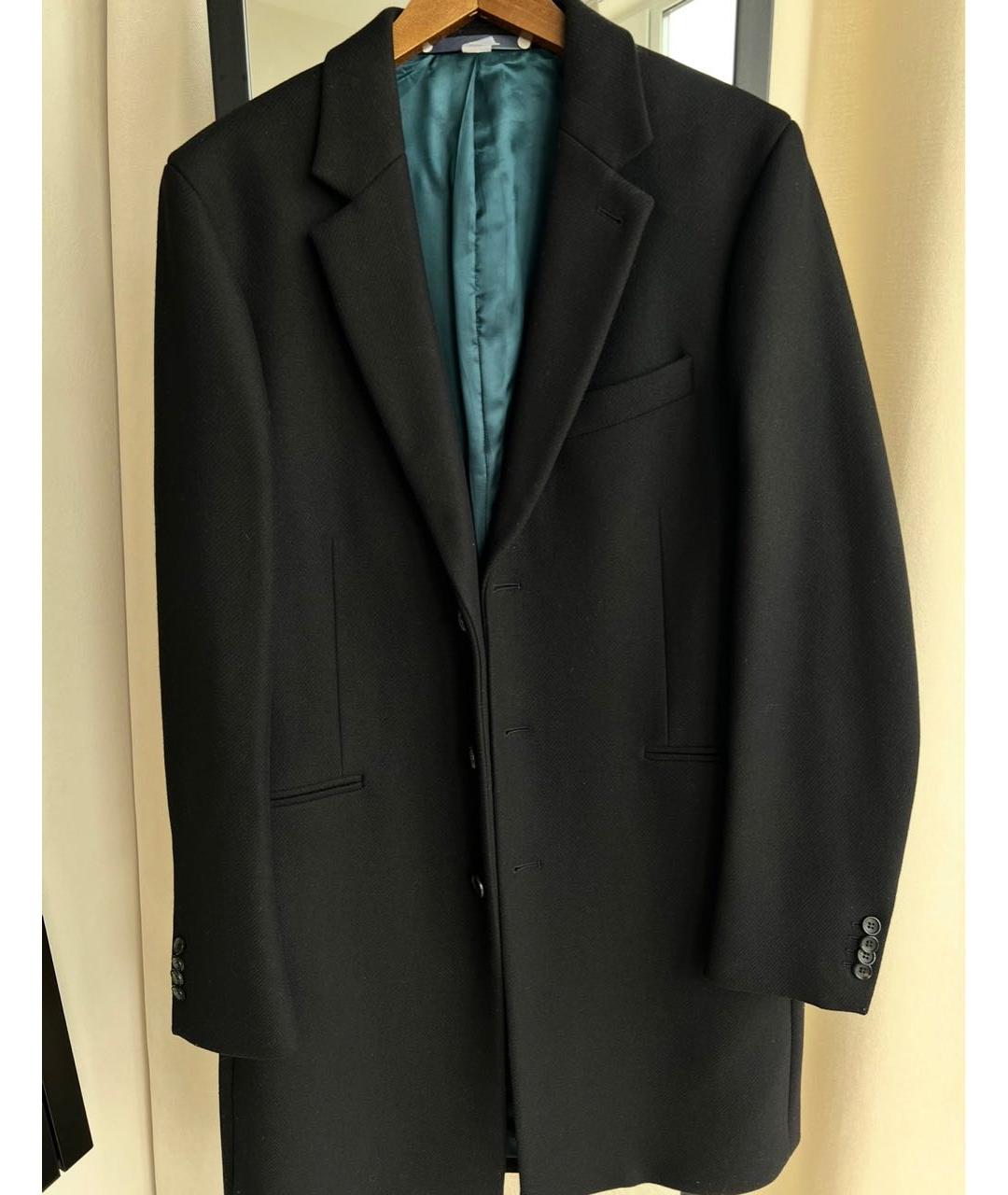 PS BY PAUL SMITH Темно-синее шерстяное пальто, фото 5