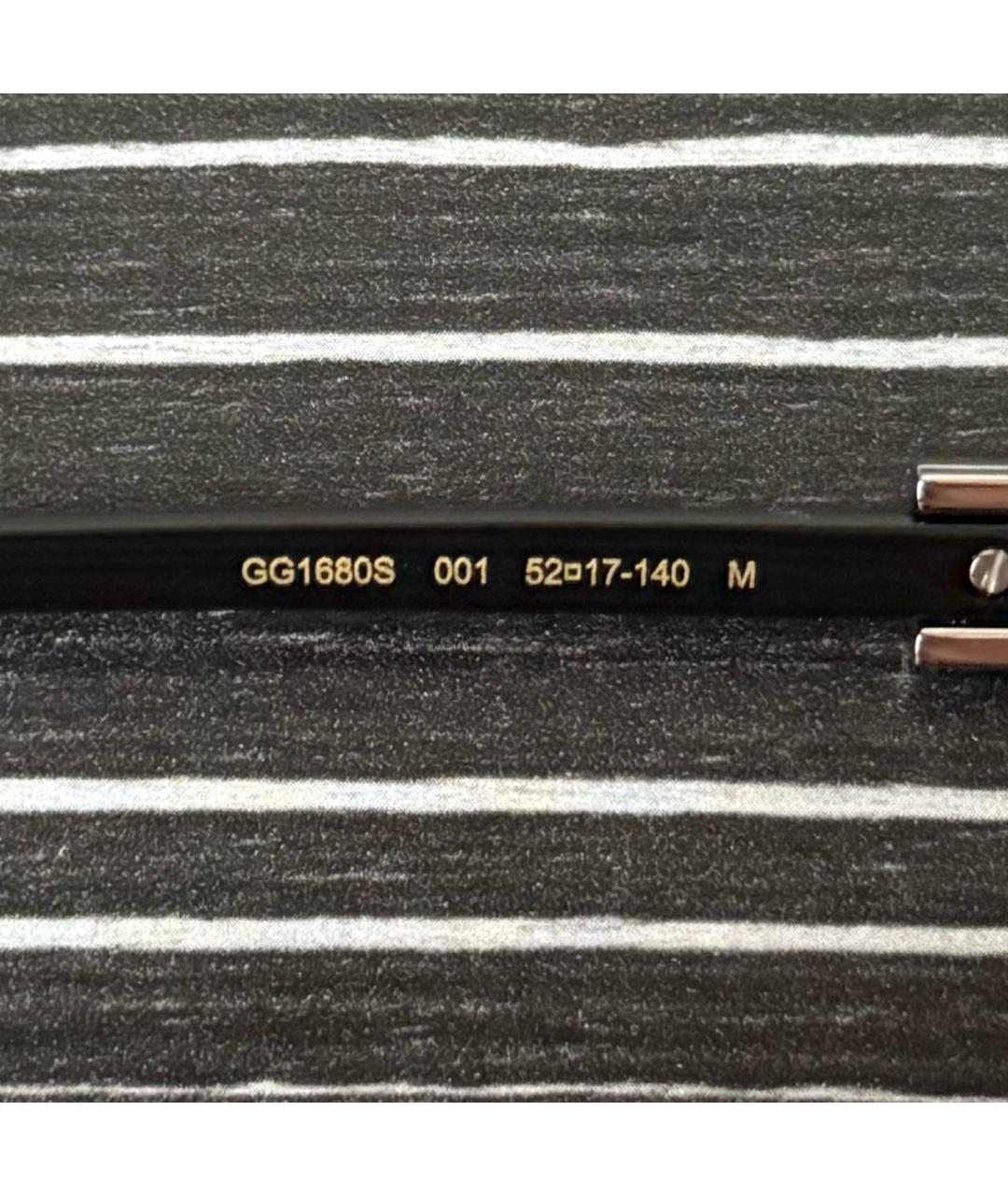 GUCCI Черные пластиковые солнцезащитные очки, фото 3