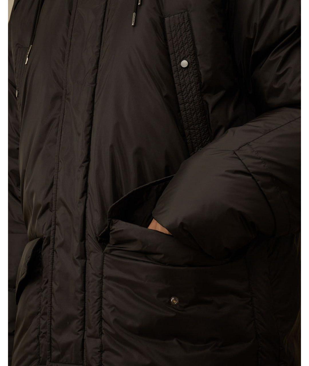 CP COMPANY Черный полиамидовый пуховик, фото 4