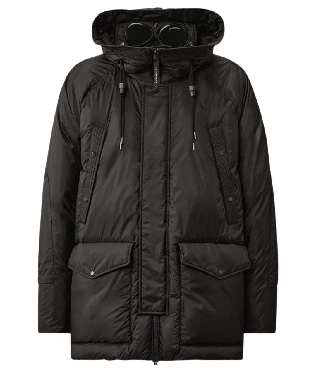 CP COMPANY Черный полиамидовый пуховик, фото 1