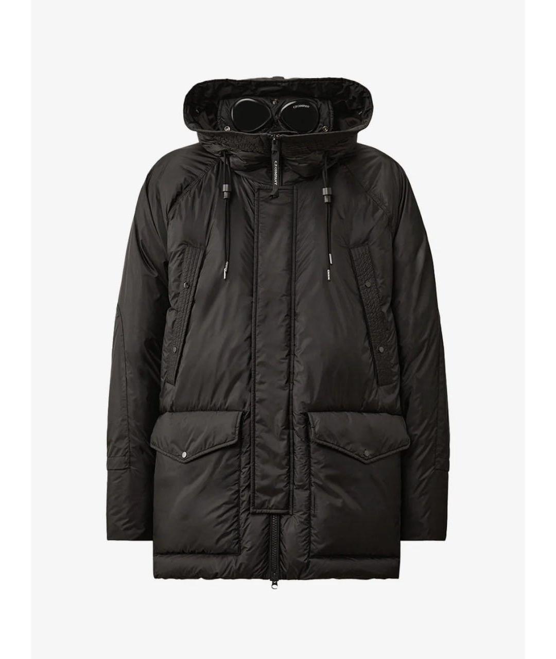 CP COMPANY Черный полиамидовый пуховик, фото 7