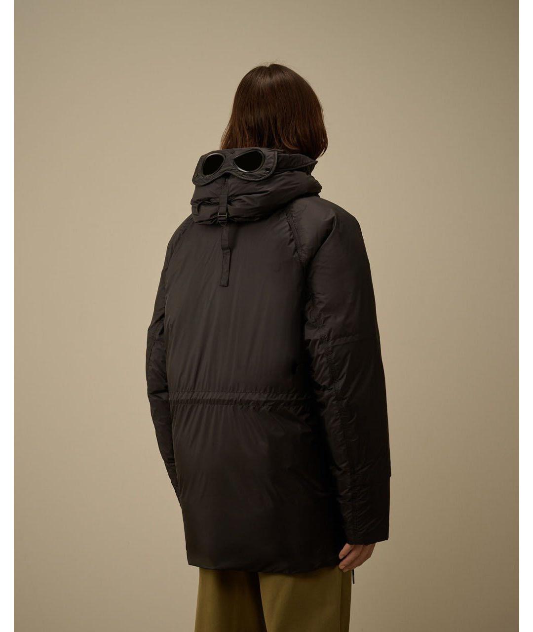 CP COMPANY Черный полиамидовый пуховик, фото 2