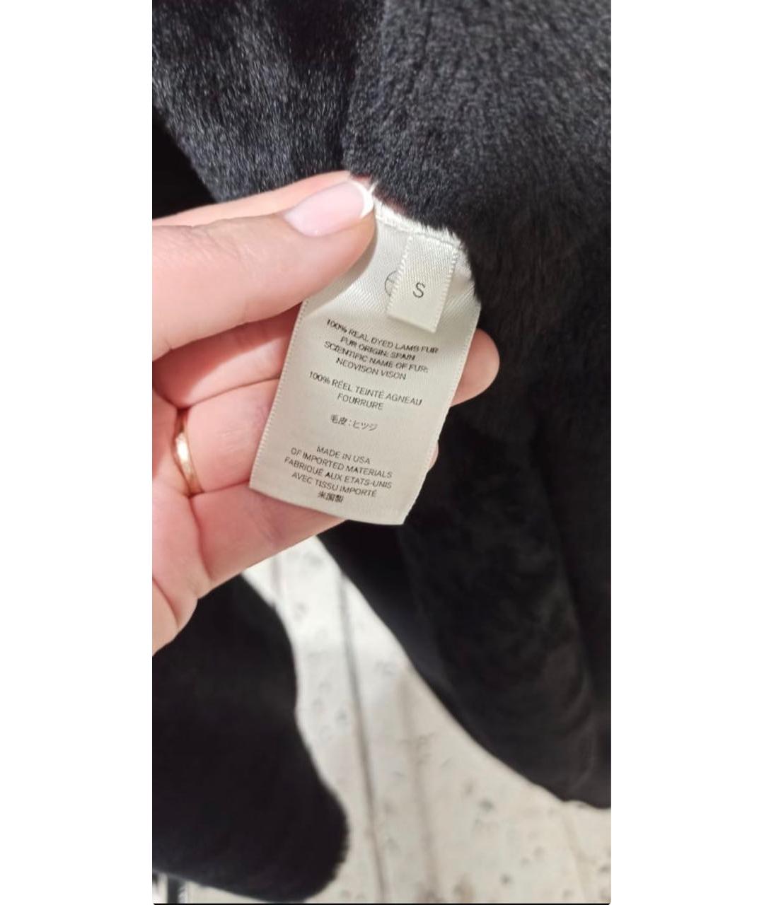 THE ROW Черная кожаная дубленка, фото 6