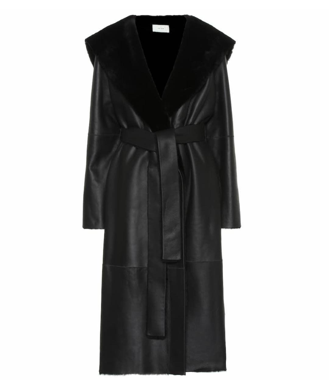 THE ROW Черная кожаная дубленка, фото 1