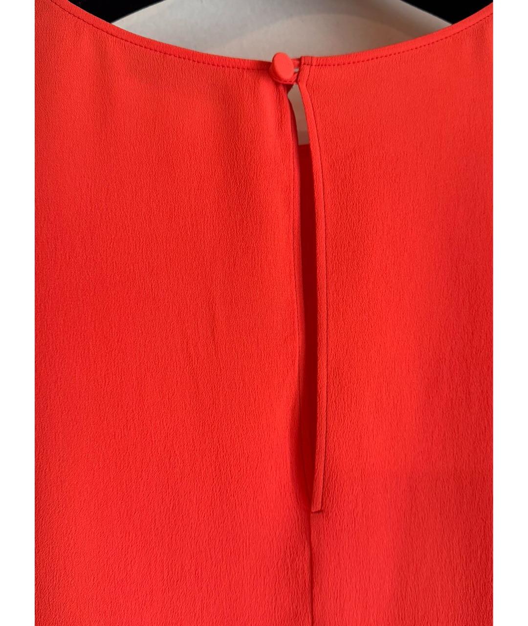 EMILIO PUCCI Коралловая шелковая блузы, фото 4