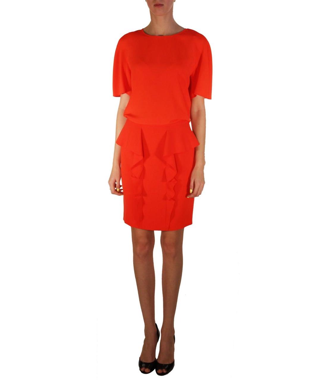 EMILIO PUCCI Коралловая шелковая блузы, фото 7