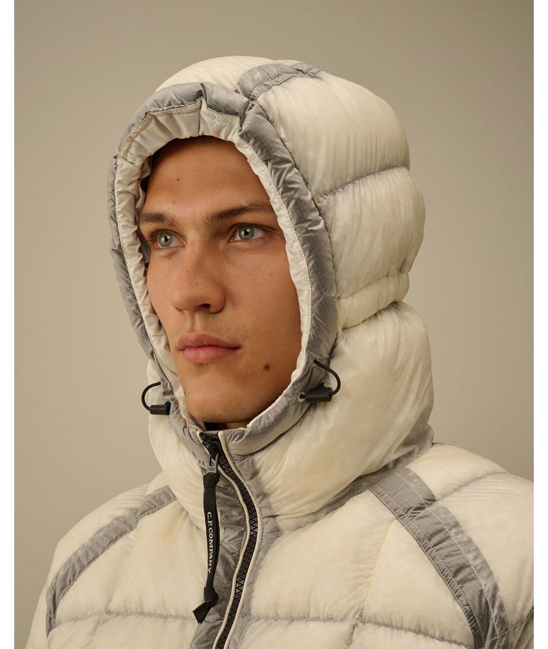 CP COMPANY Белый полиамидовый пуховик, фото 5