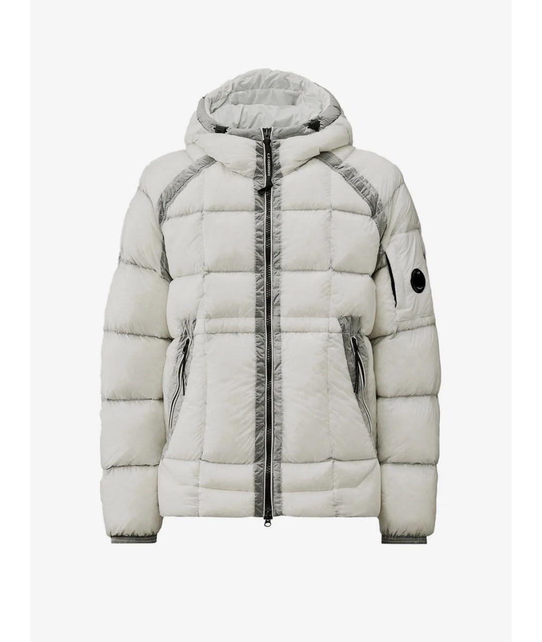 CP COMPANY Белый полиамидовый пуховик, фото 7