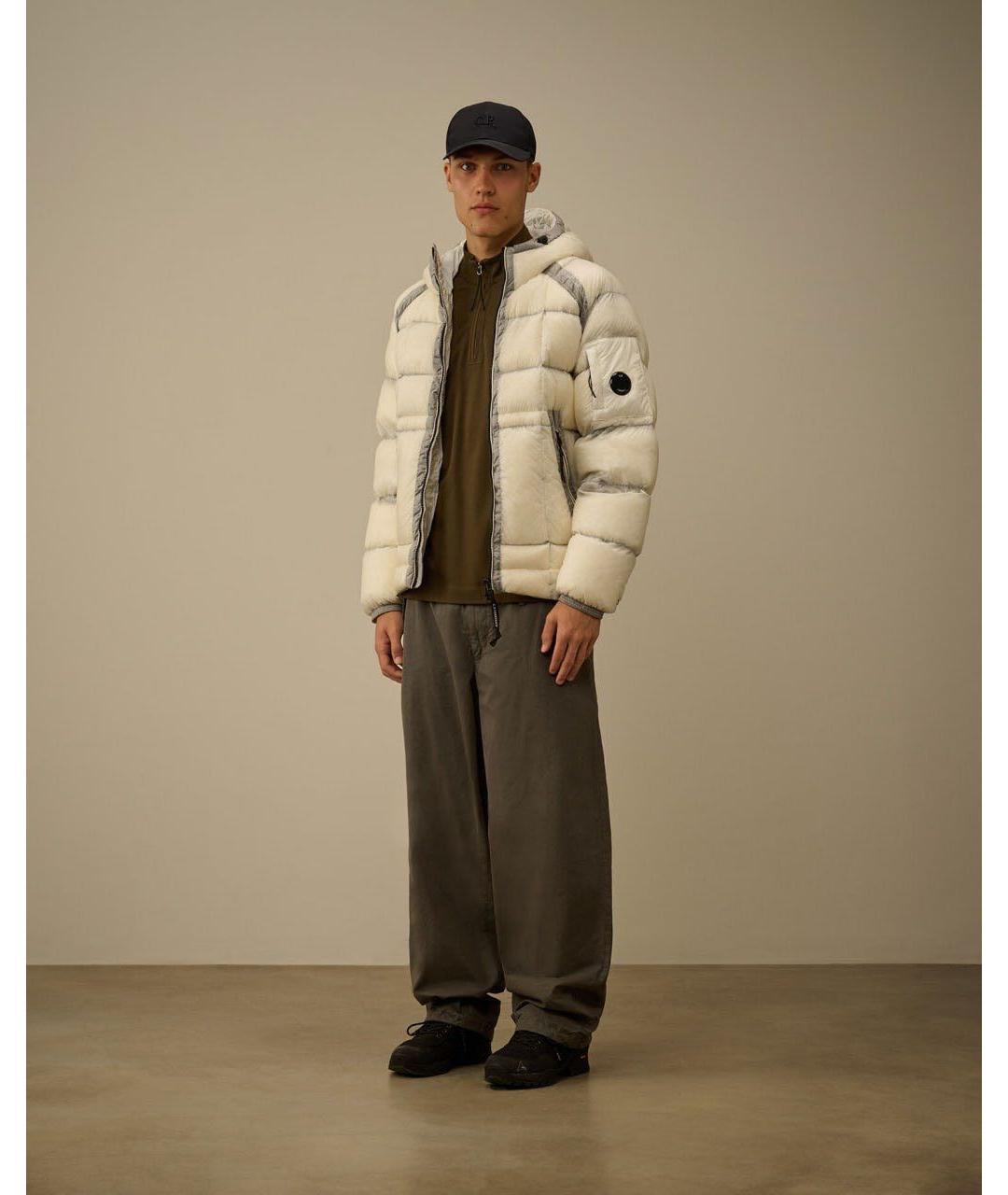 CP COMPANY Белый полиамидовый пуховик, фото 6