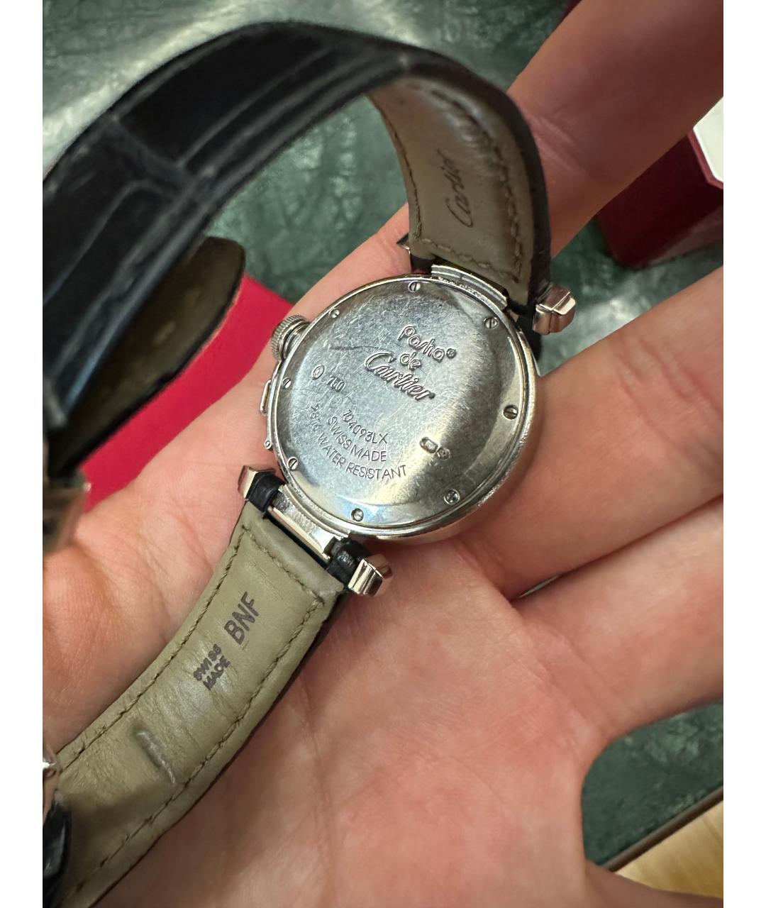 CARTIER Белые часы из белого золота, фото 3