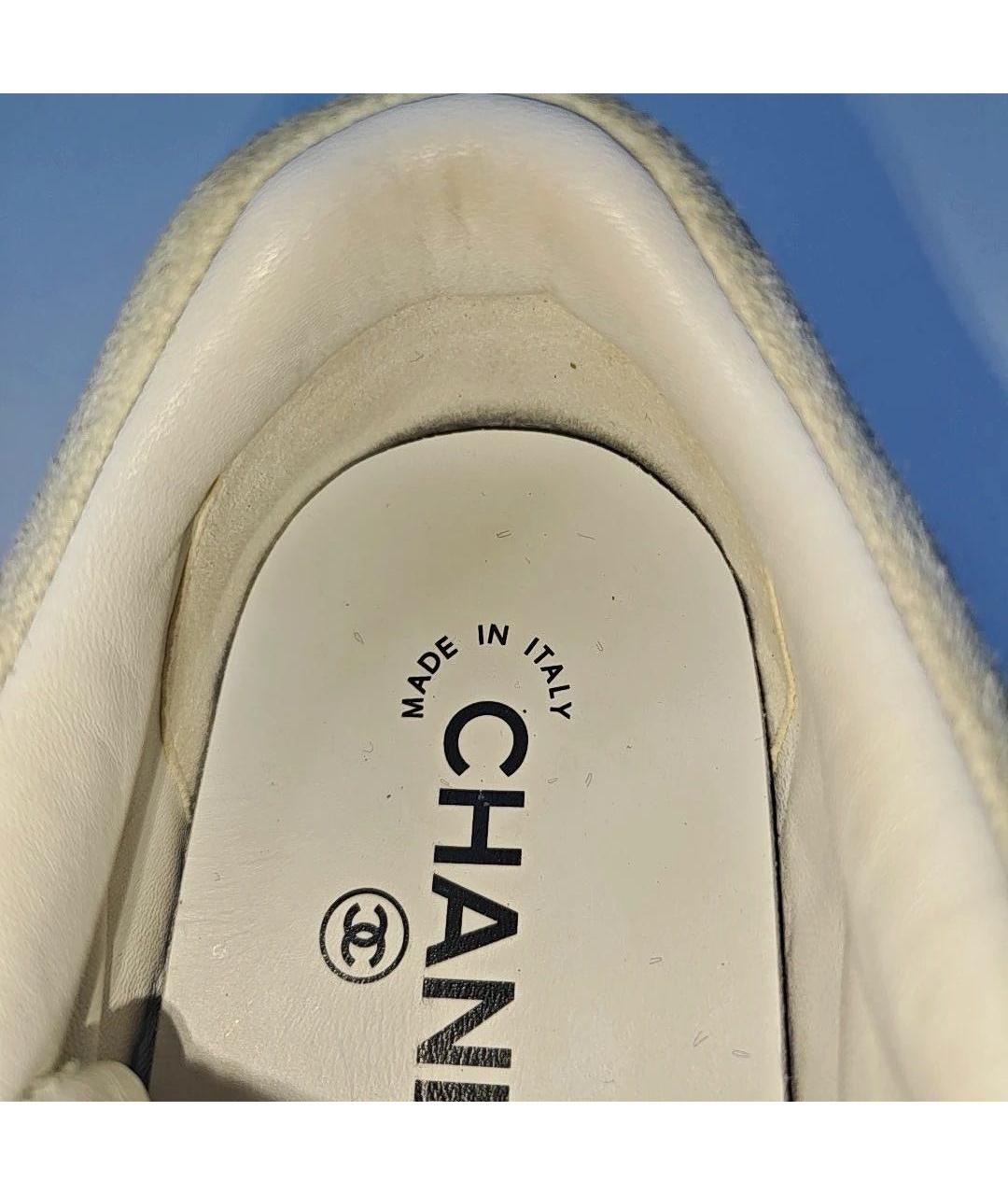 CHANEL Зеленые замшевые кроссовки, фото 7