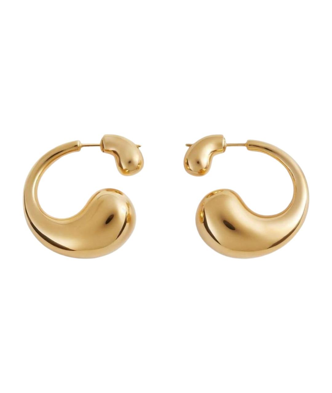 BOTTEGA VENETA Золотые серебряные серьги, фото 1