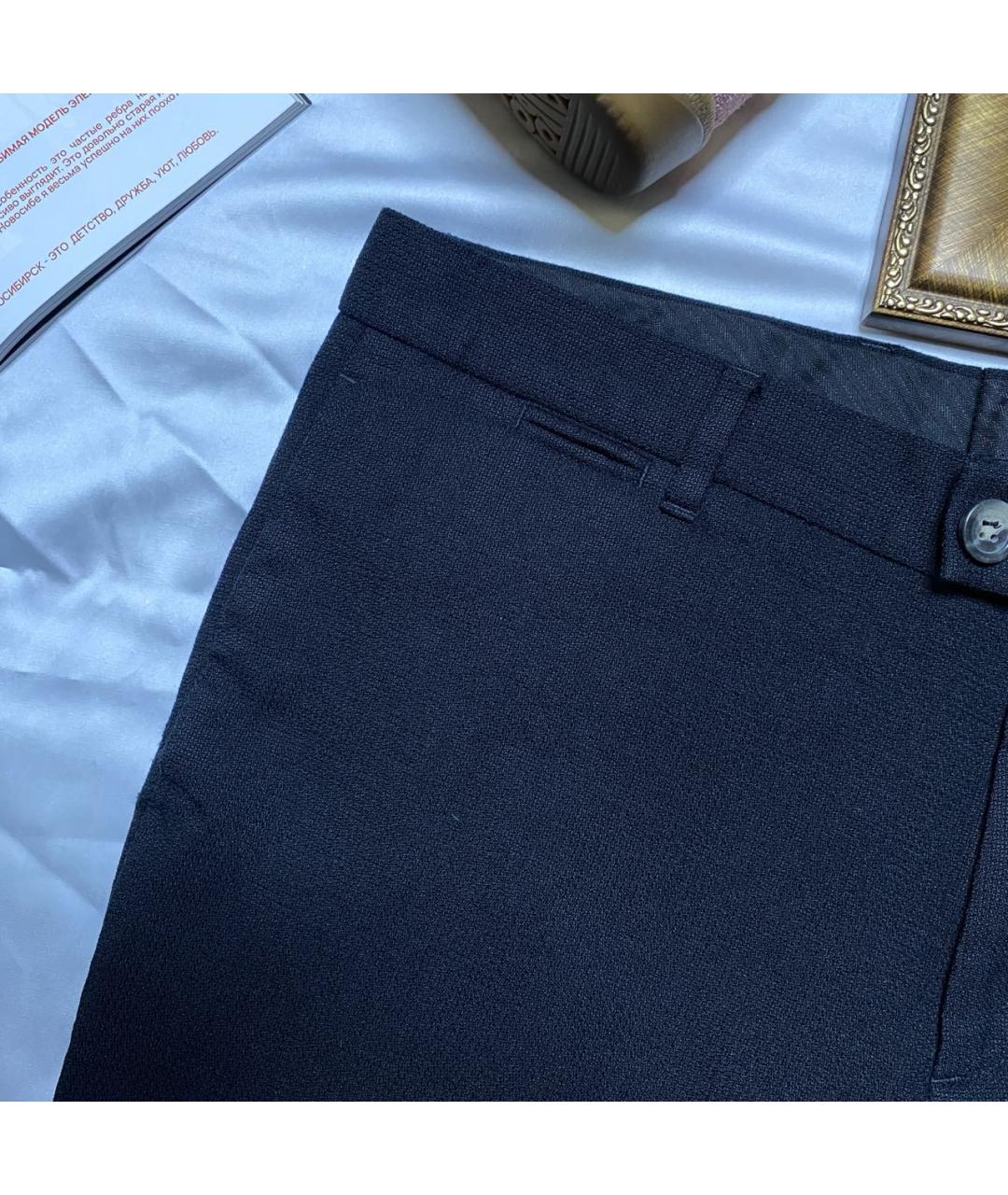 A.P.C. Черные шерстяные классические брюки, фото 4