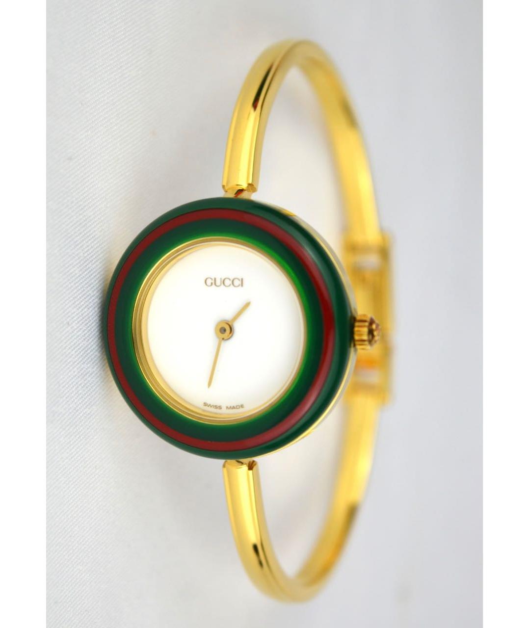 GUCCI Золотые позолоченные часы, фото 9