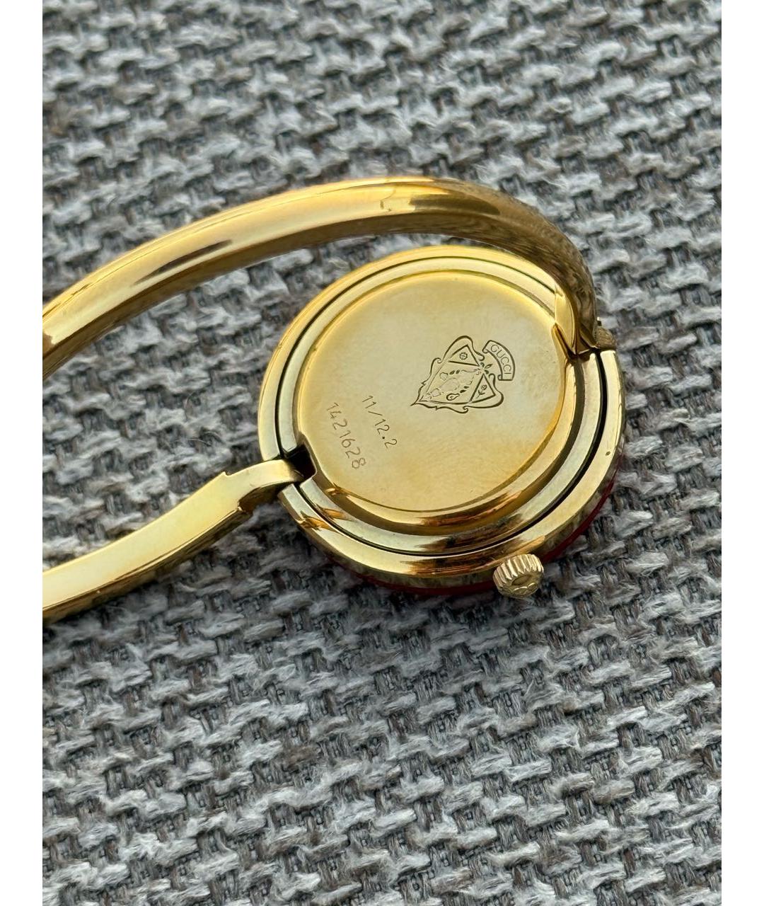 GUCCI Золотые позолоченные часы, фото 2