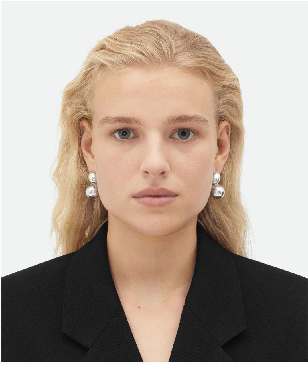 BOTTEGA VENETA Серебряные серебряные серьги, фото 2