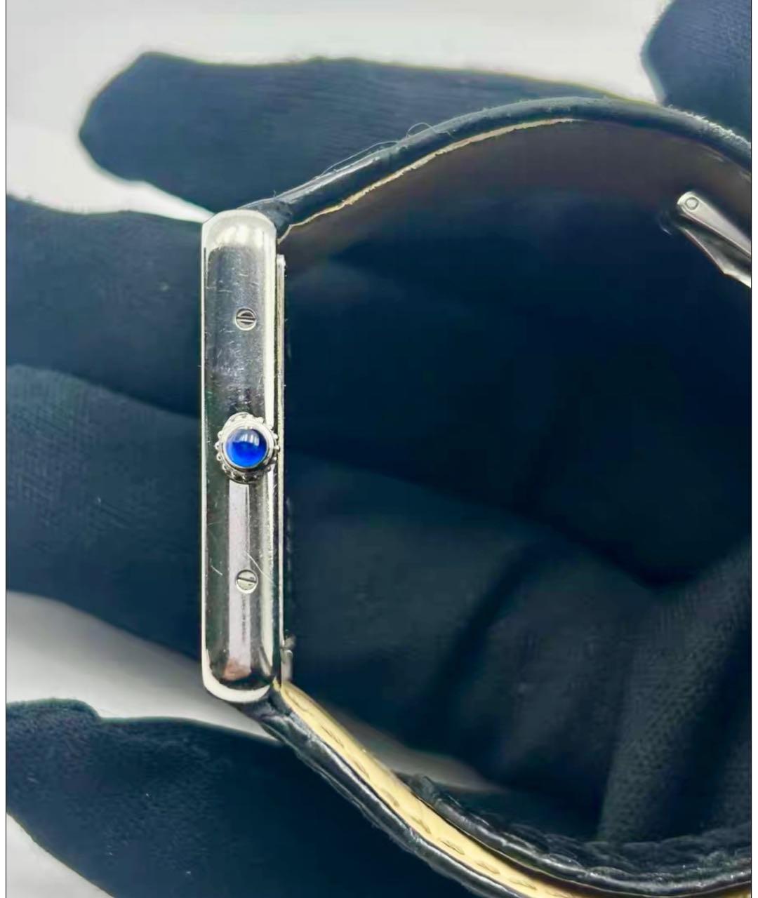 CARTIER Белые металлические часы, фото 6