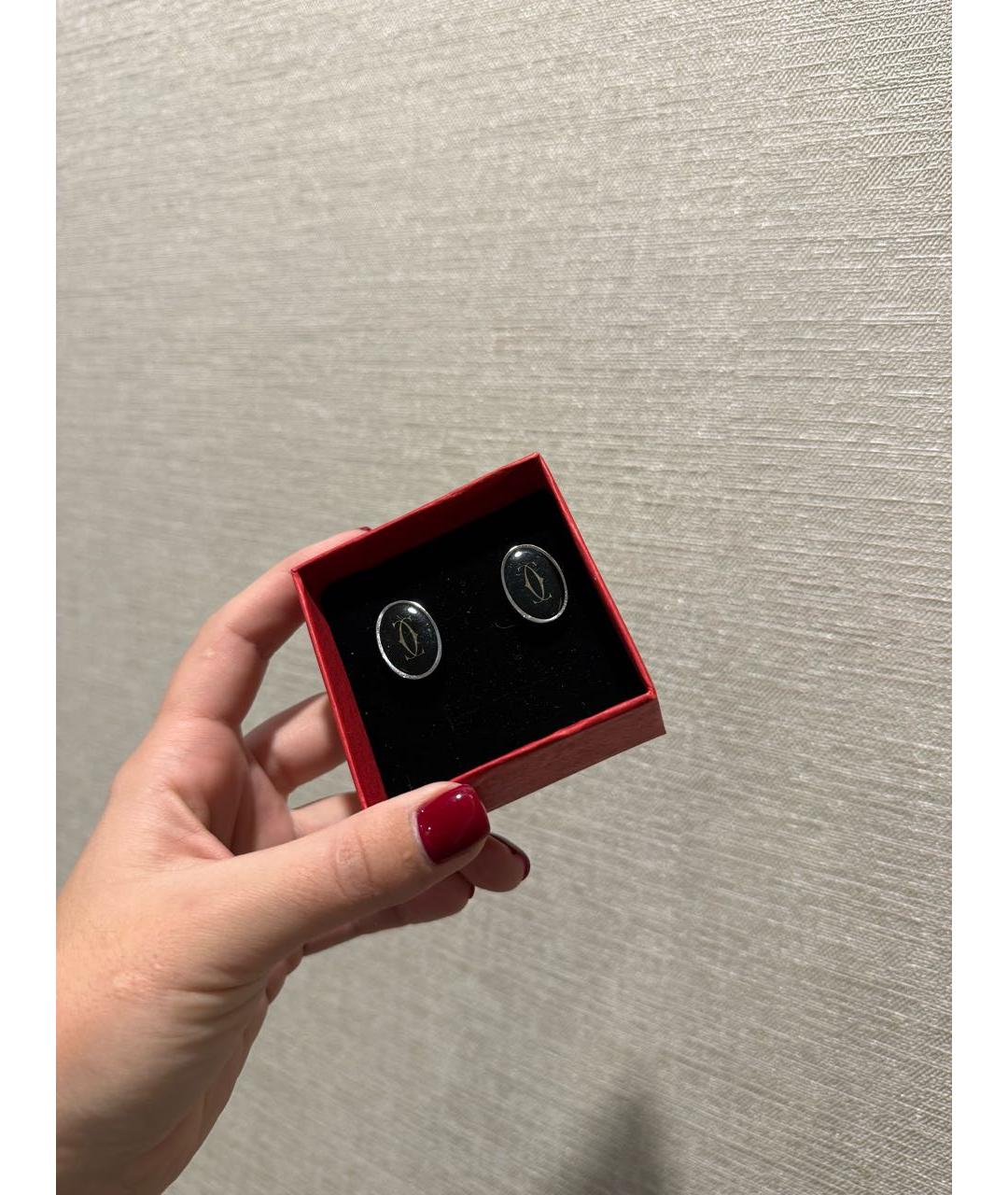 CARTIER Серебряные серебряные запонки, фото 3