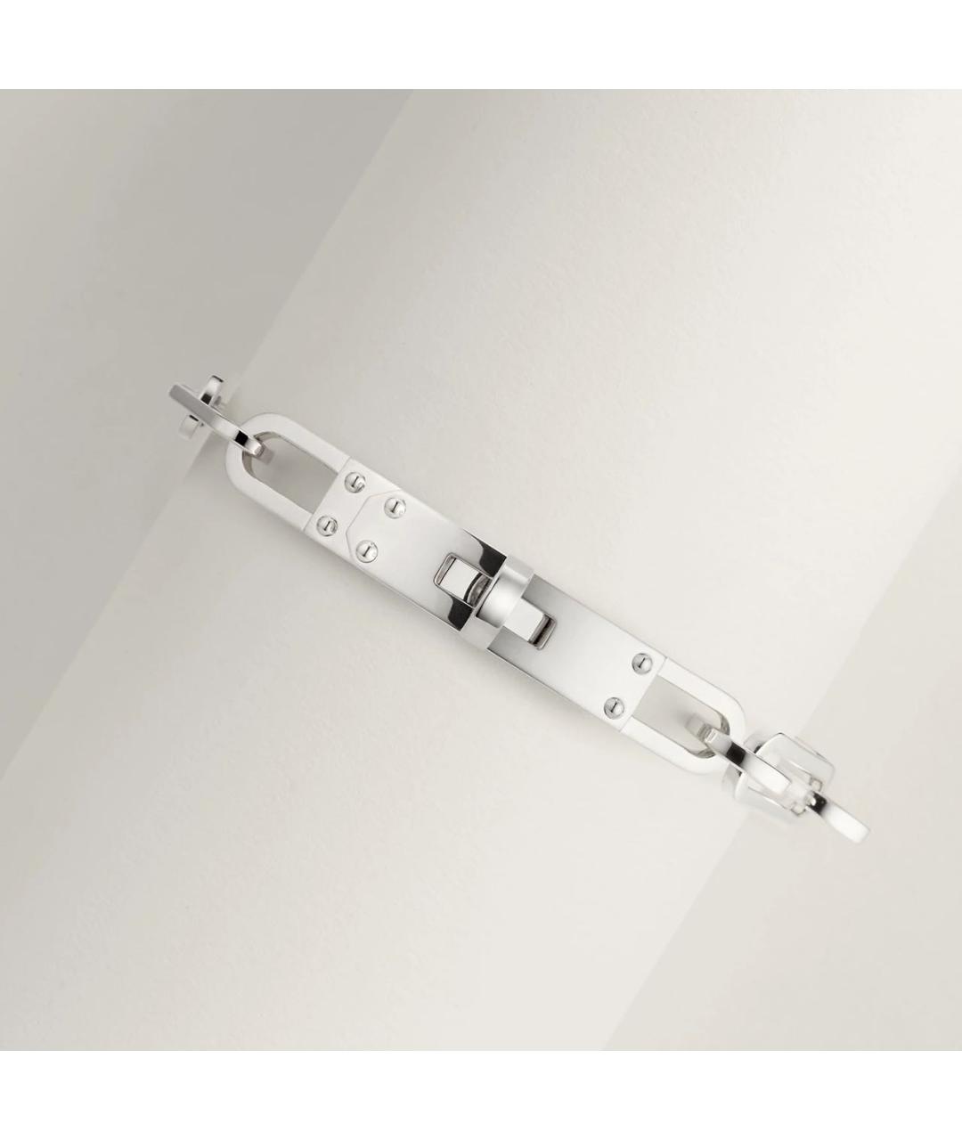 HERMES Серебрянный серебряный браслет, фото 2