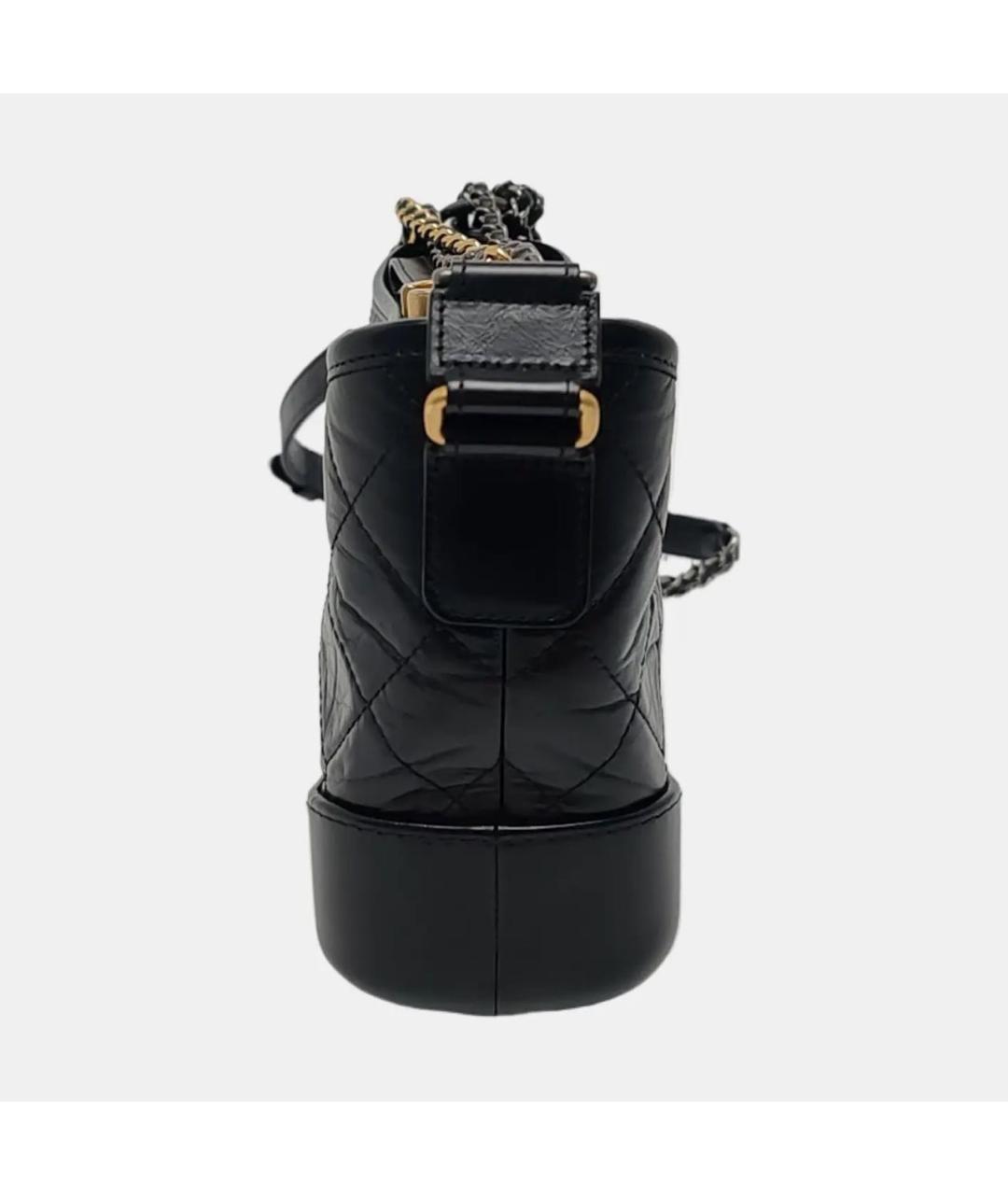 CHANEL Черная кожаная сумка через плечо, фото 2