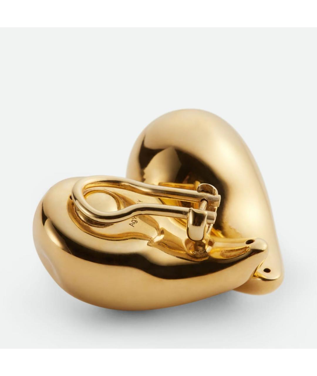 BOTTEGA VENETA Золотые серебряные серьги, фото 3