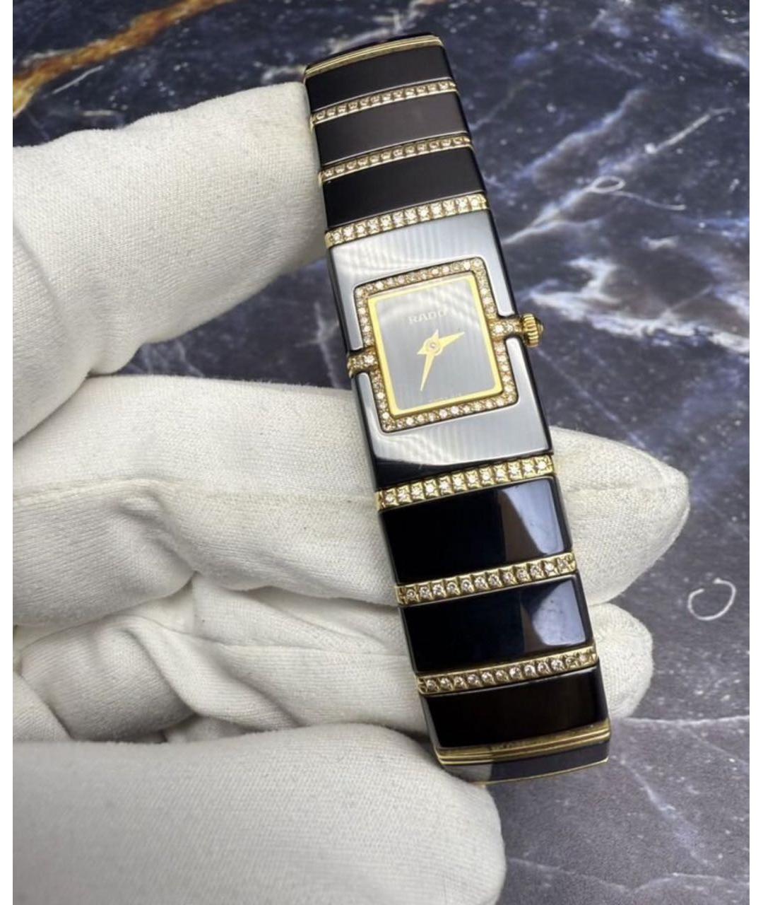 RADO Черные керамические часы, фото 3