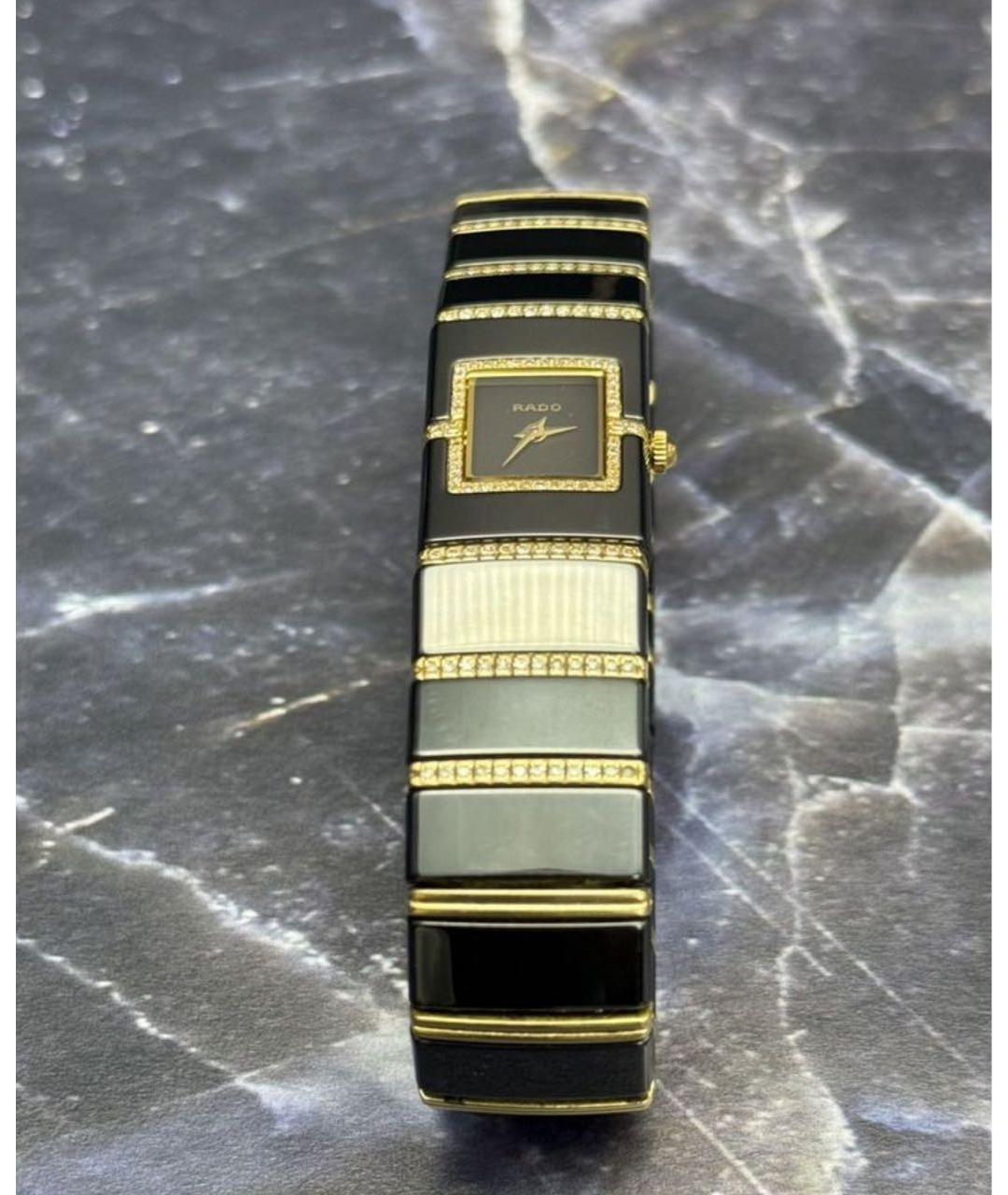 RADO Черные керамические часы, фото 5
