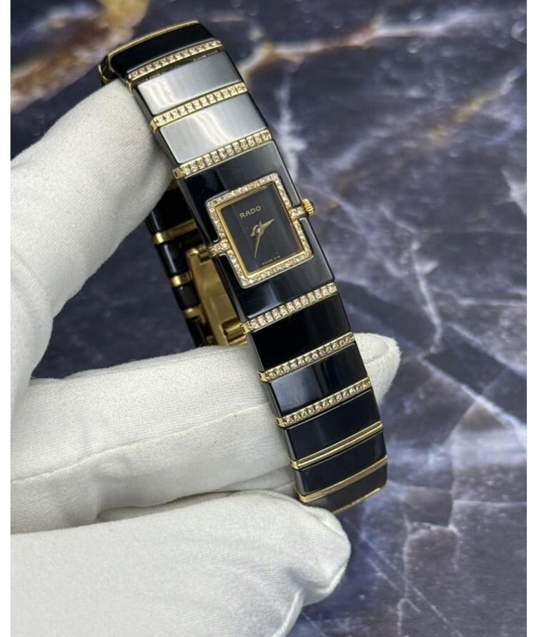 RADO Черные керамические часы, фото 6