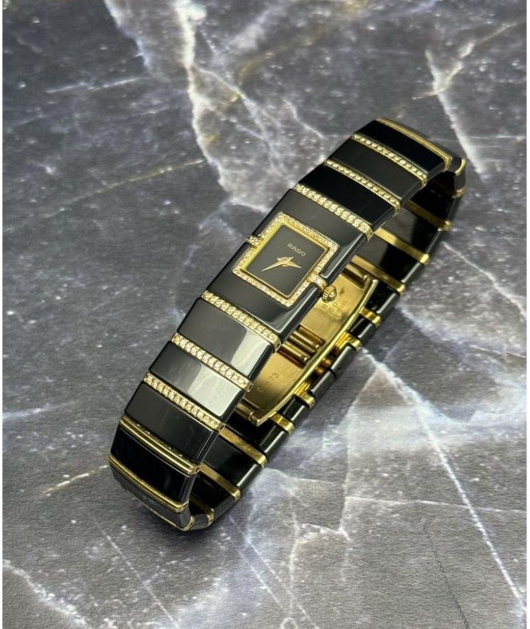 RADO Черные керамические часы, фото 9