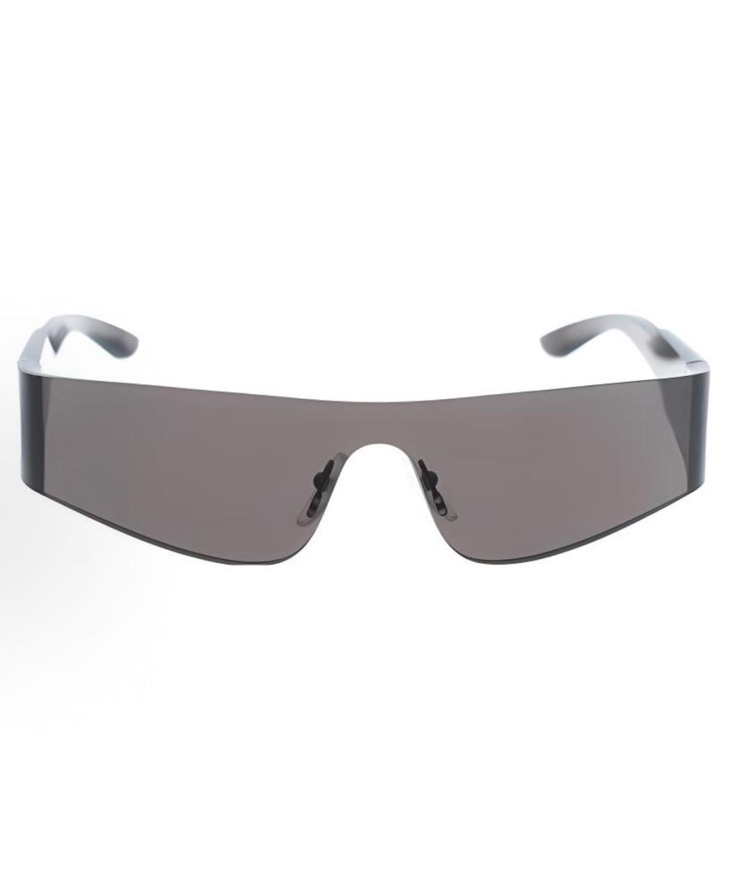 BALENCIAGA Серые пластиковые солнцезащитные очки, фото 2