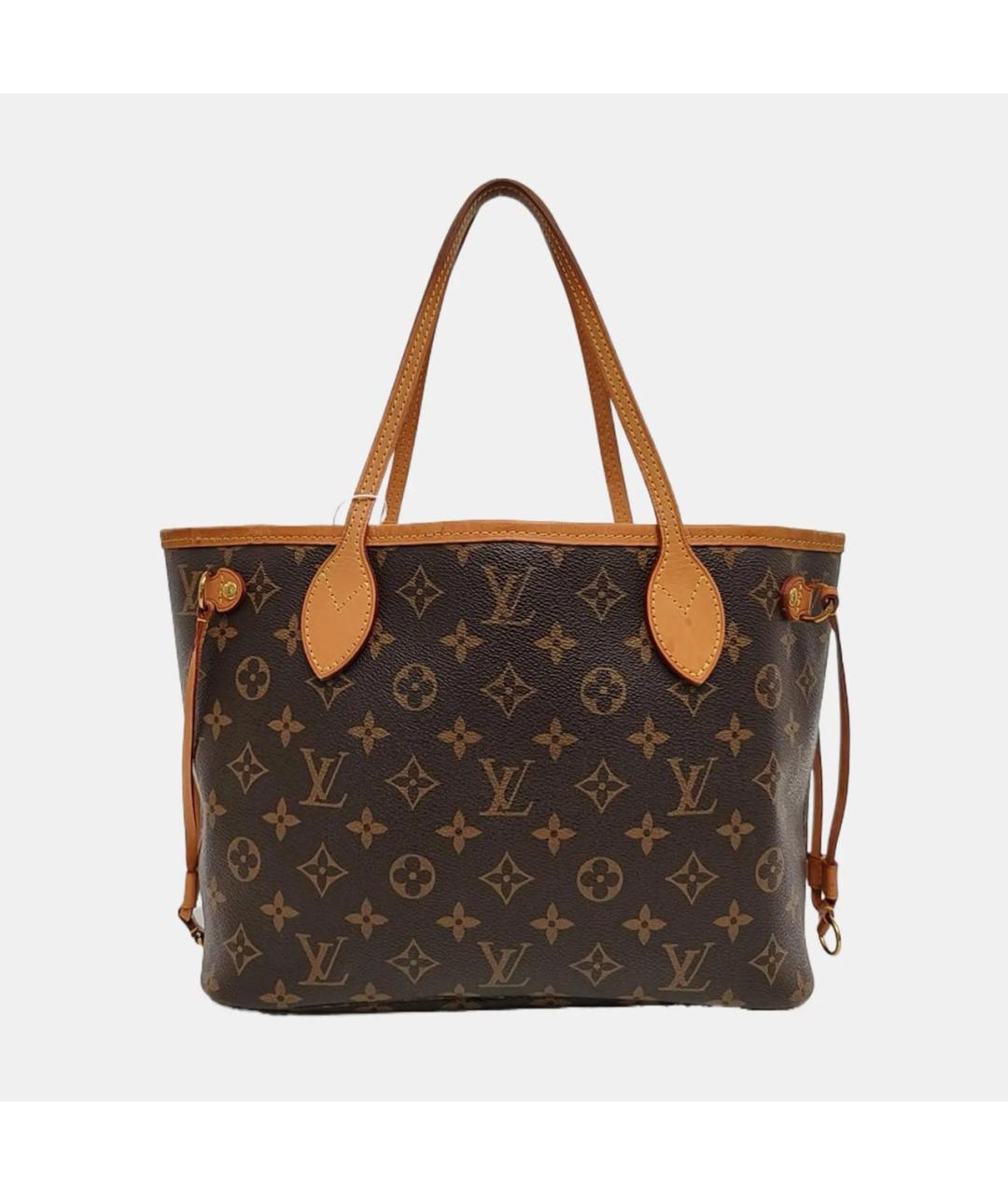 LOUIS VUITTON Коричневая сумка с короткими ручками, фото 4