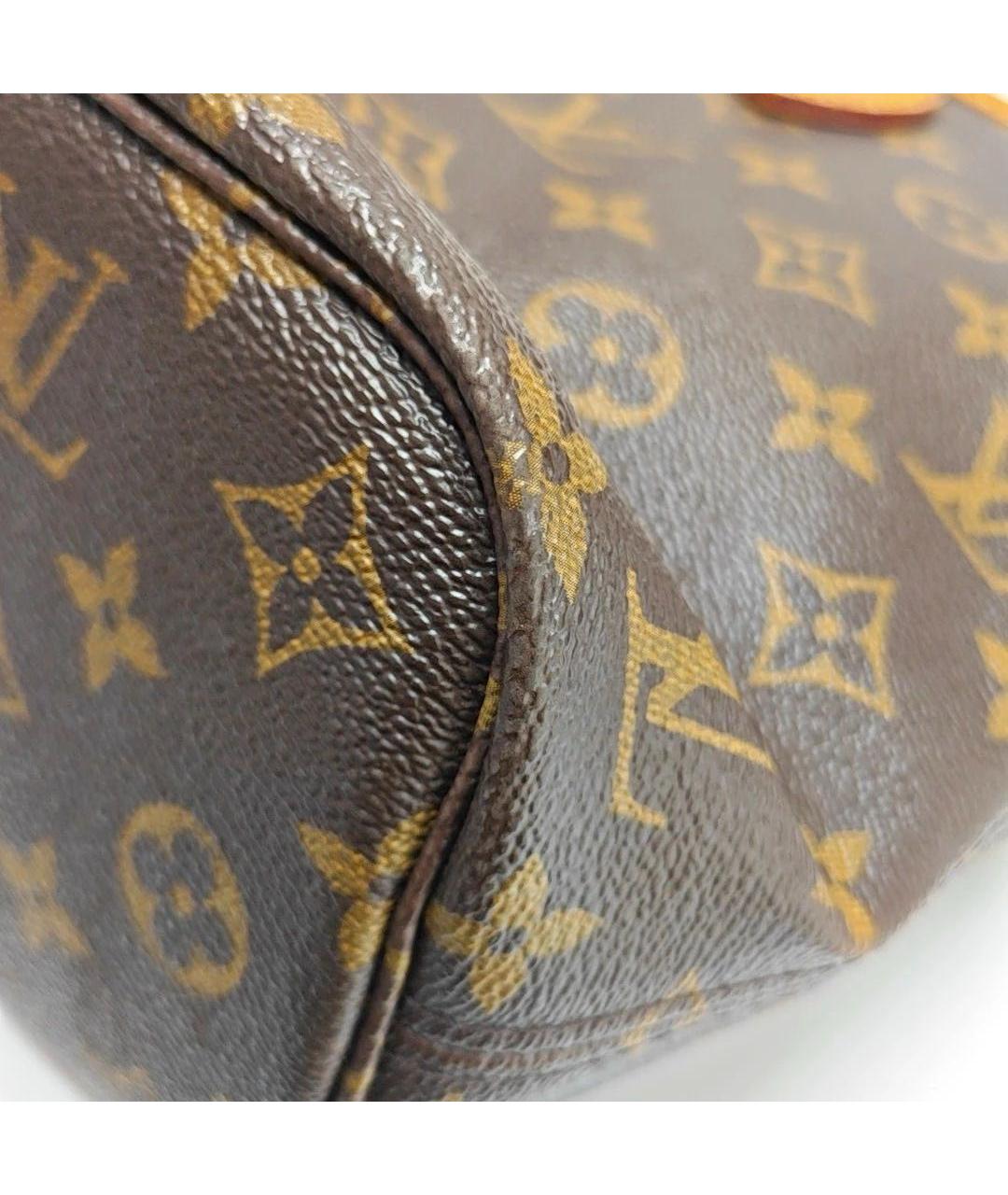 LOUIS VUITTON Коричневая сумка с короткими ручками, фото 7