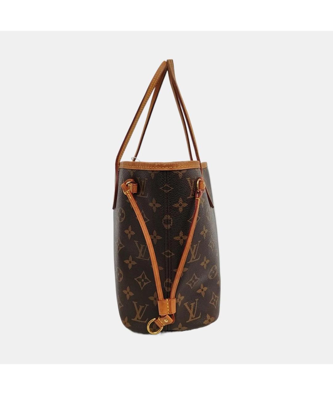 LOUIS VUITTON Коричневая сумка с короткими ручками, фото 3