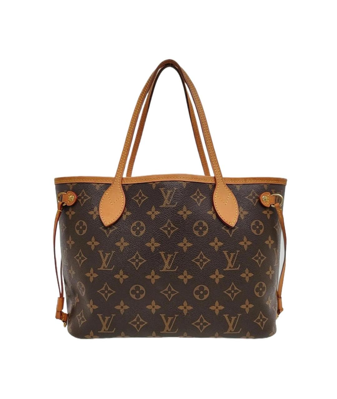 LOUIS VUITTON Коричневая сумка с короткими ручками, фото 9