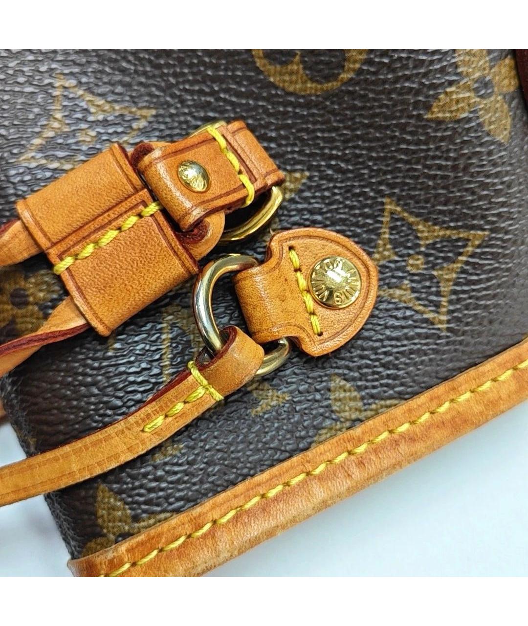 LOUIS VUITTON Коричневая сумка с короткими ручками, фото 8