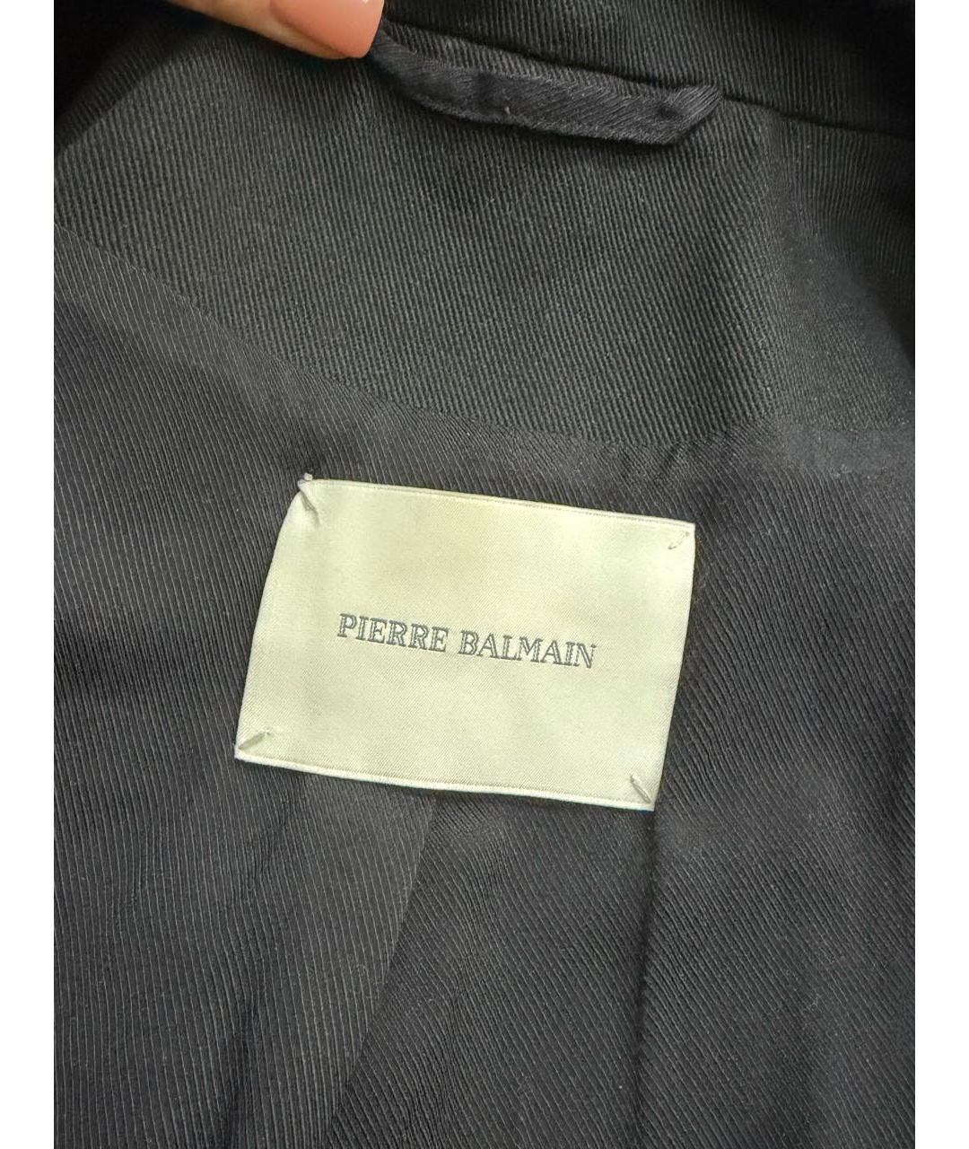 PIERRE BALMAIN Черный жакет/пиджак, фото 6