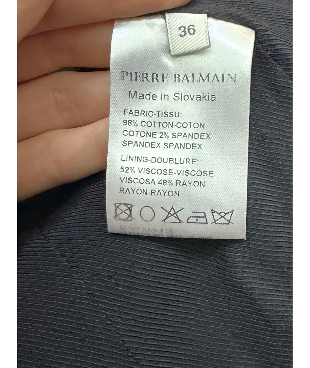 PIERRE BALMAIN Черный жакет/пиджак, фото 4