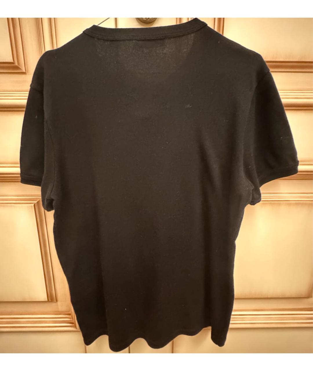 PRADA Черная хлопковая майка, фото 2