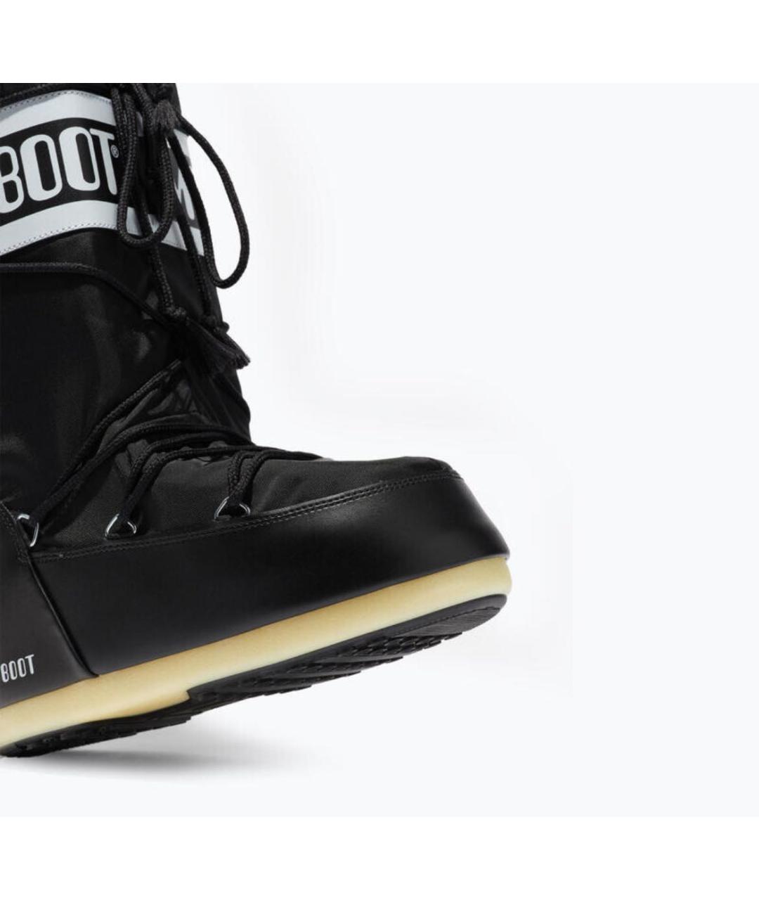 MOON BOOT Черные текстильные сапоги, фото 4