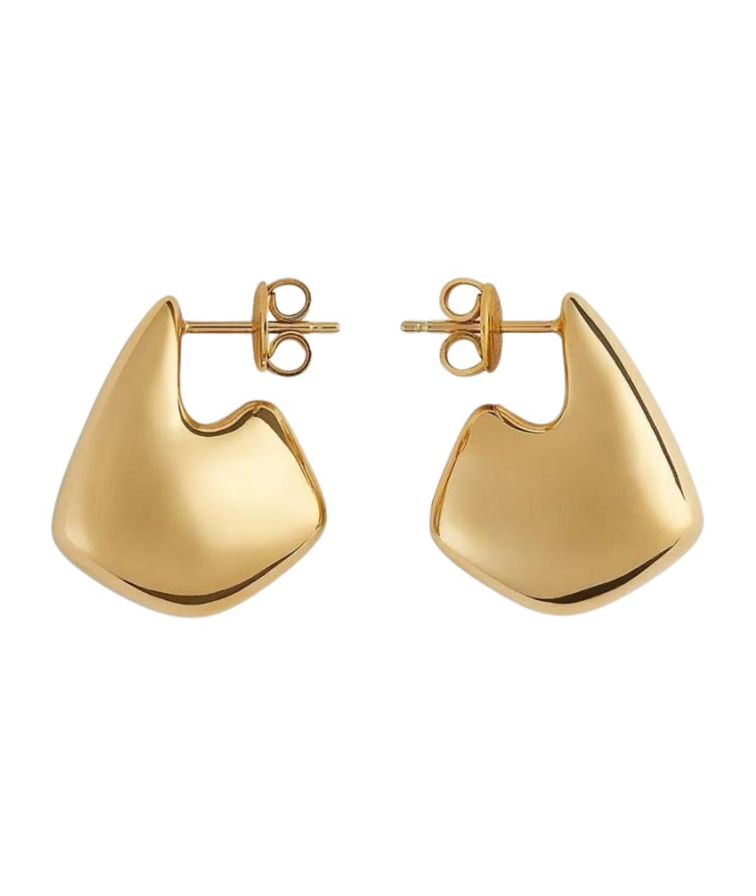 BOTTEGA VENETA Золотые серебряные серьги, фото 1