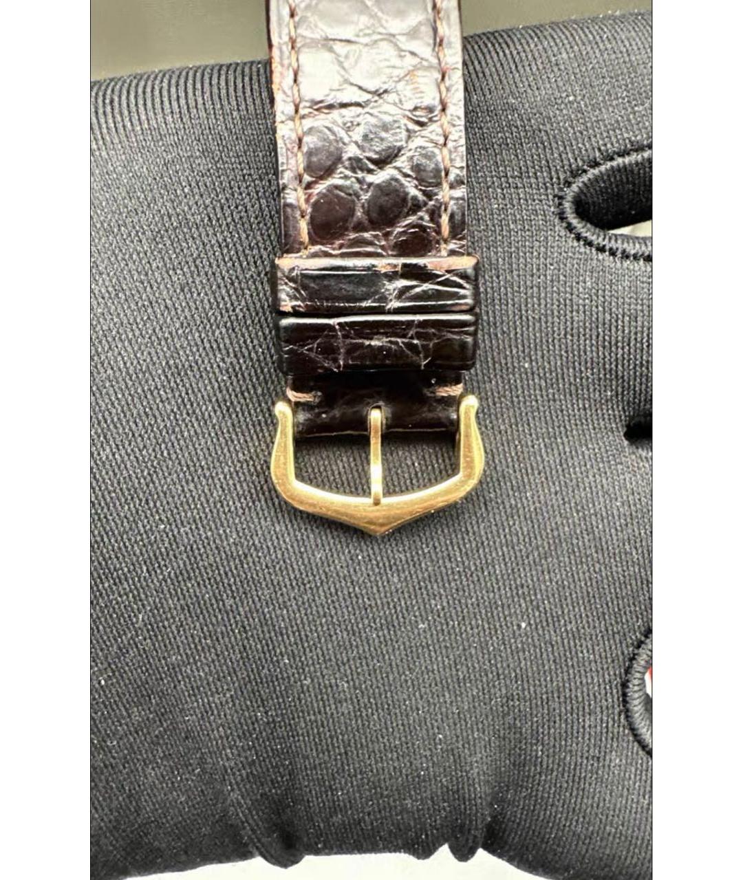 CARTIER Белые часы из желтого золота, фото 3