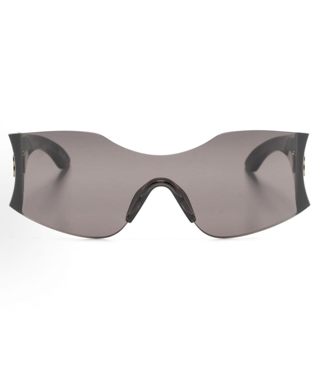 BALENCIAGA Серые пластиковые солнцезащитные очки, фото 2