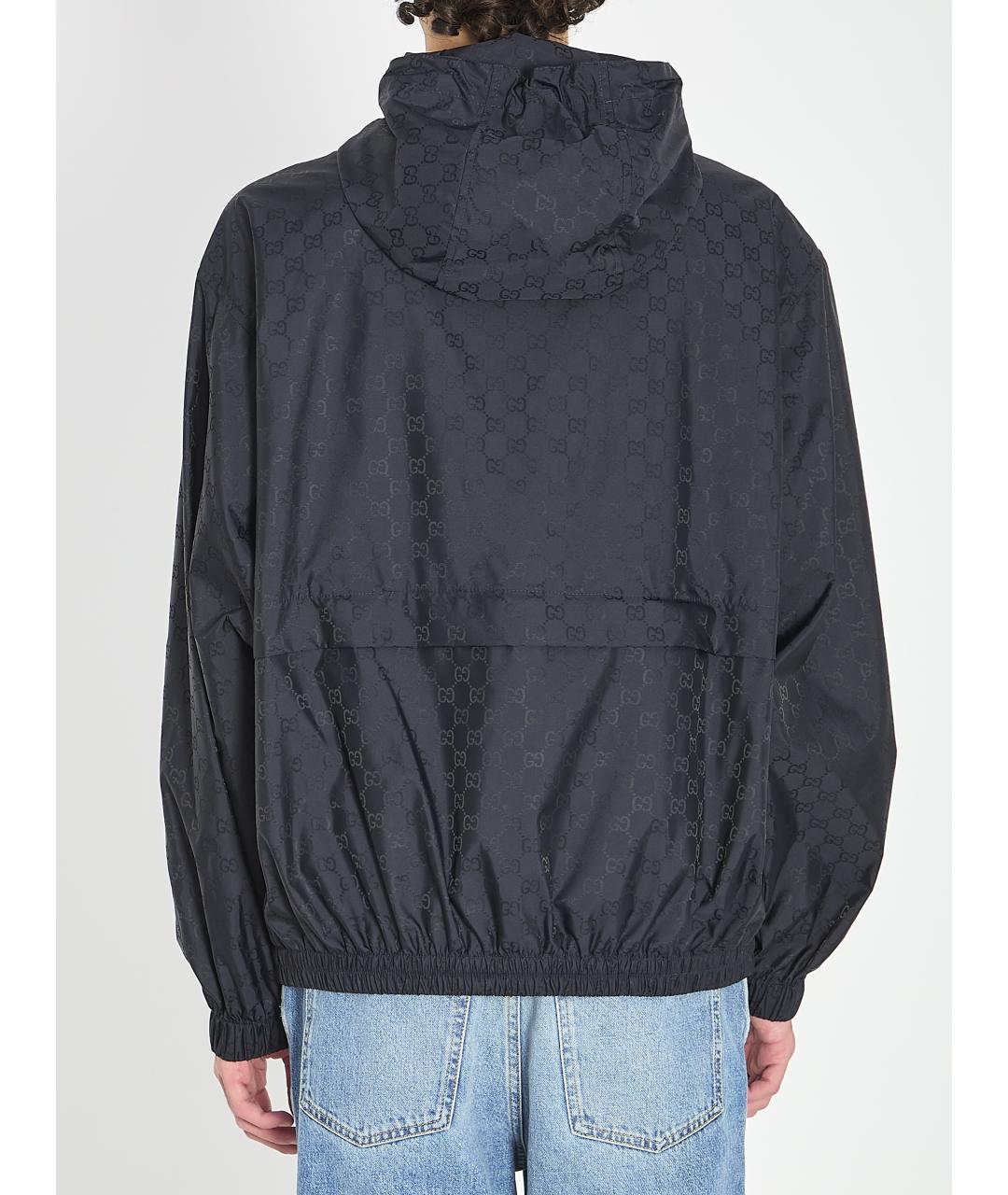 GUCCI Черная полиамидовая куртка, фото 3