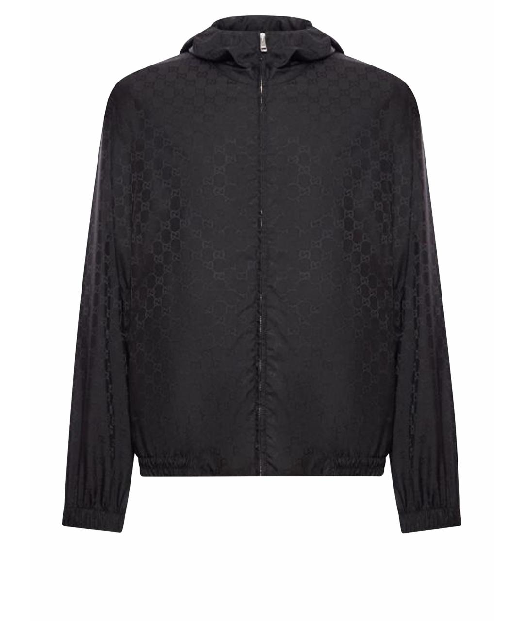 GUCCI Черная полиамидовая куртка, фото 1