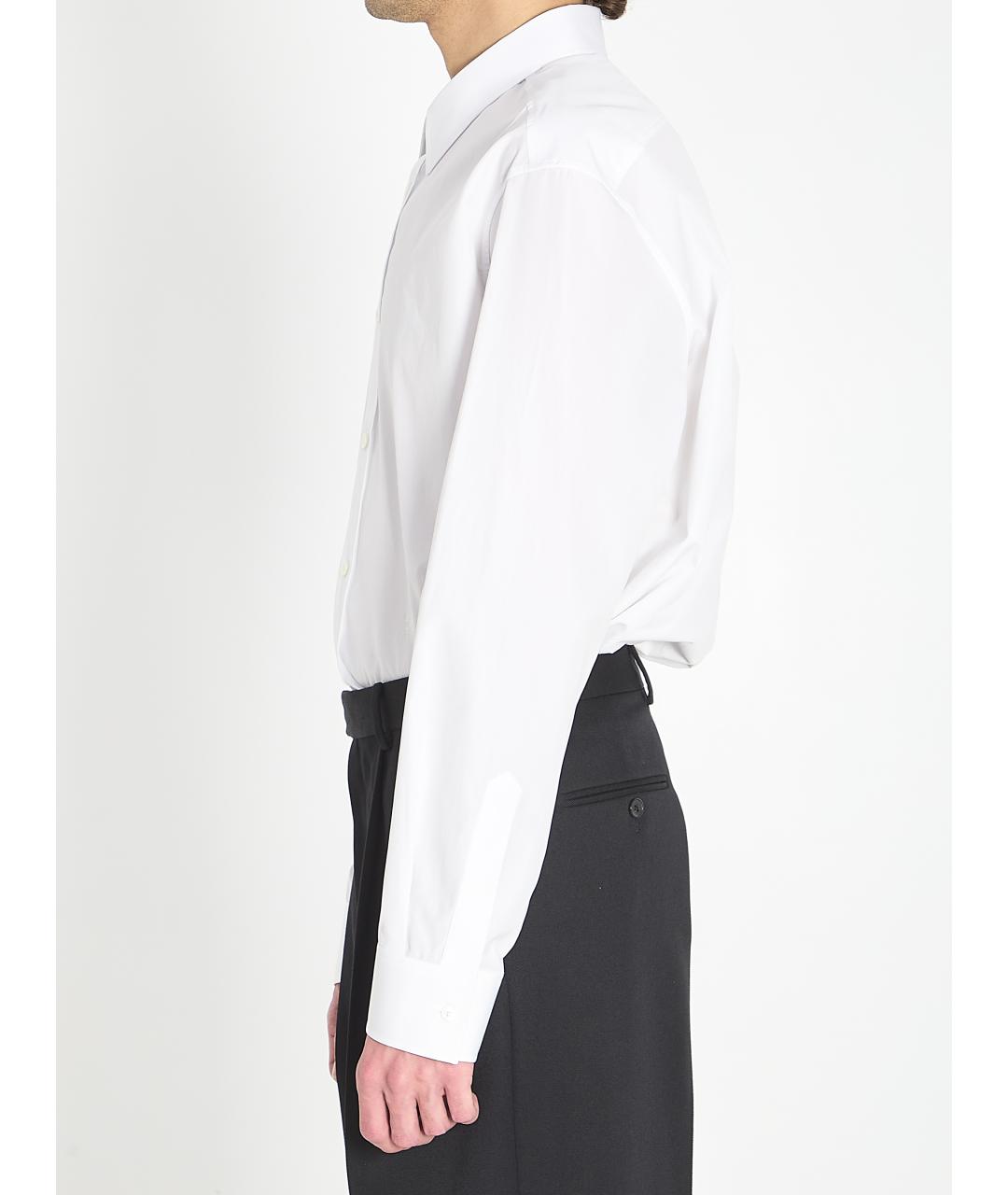 CELINE Белая хлопковая классическая рубашка, фото 3