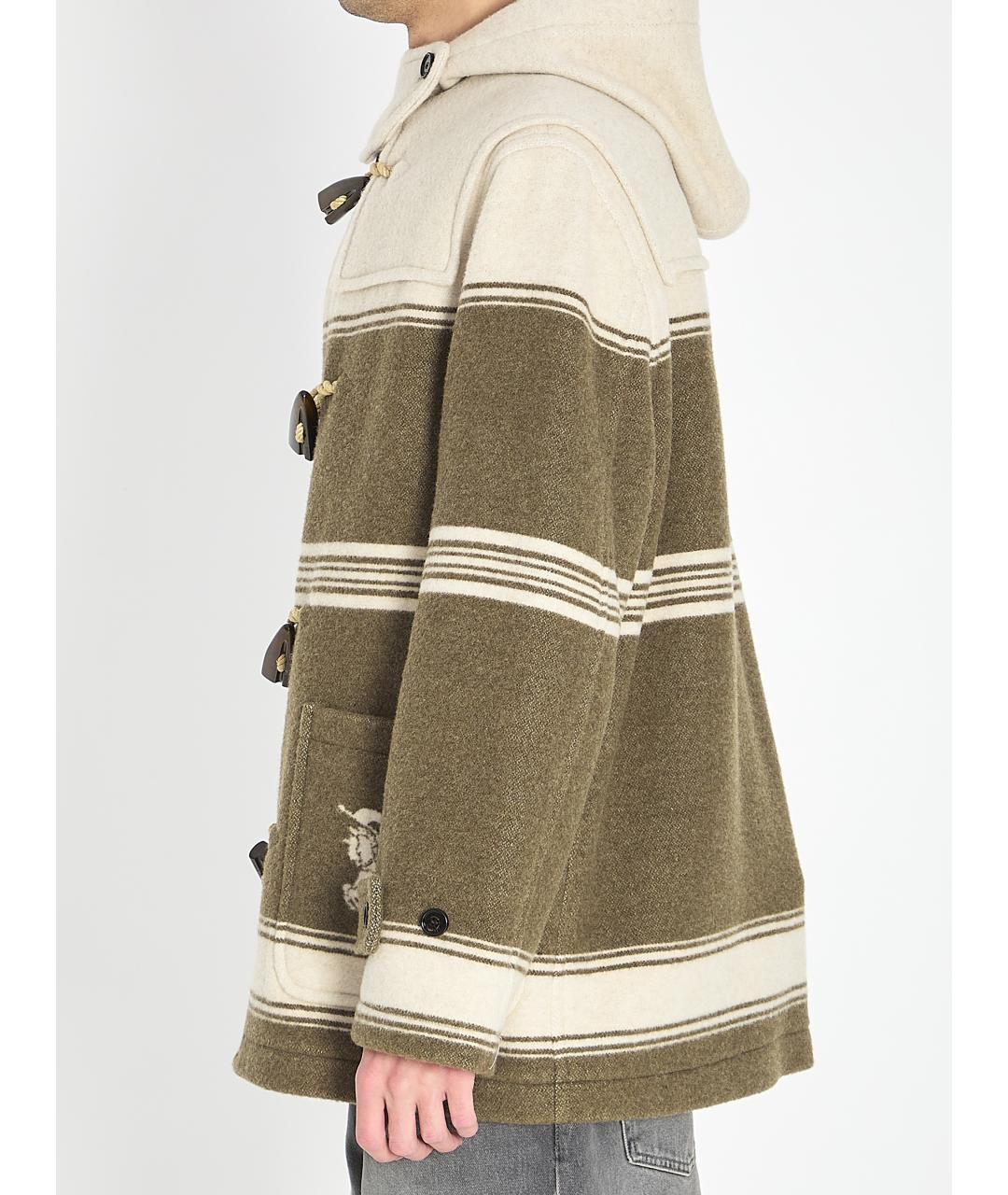 BURBERRY Мульти шерстяное пальто, фото 3