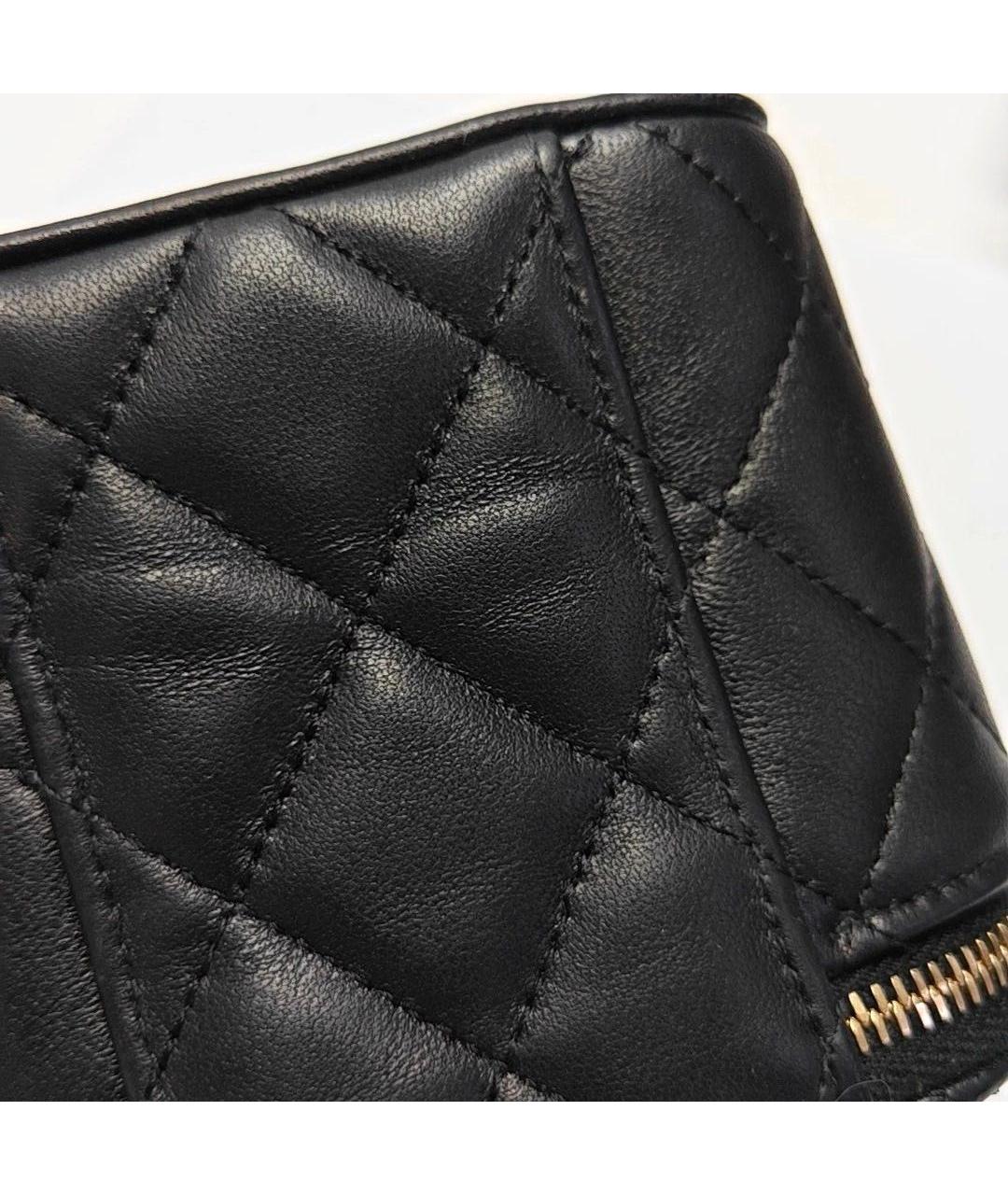 CHANEL Черная кожаная сумка через плечо, фото 6