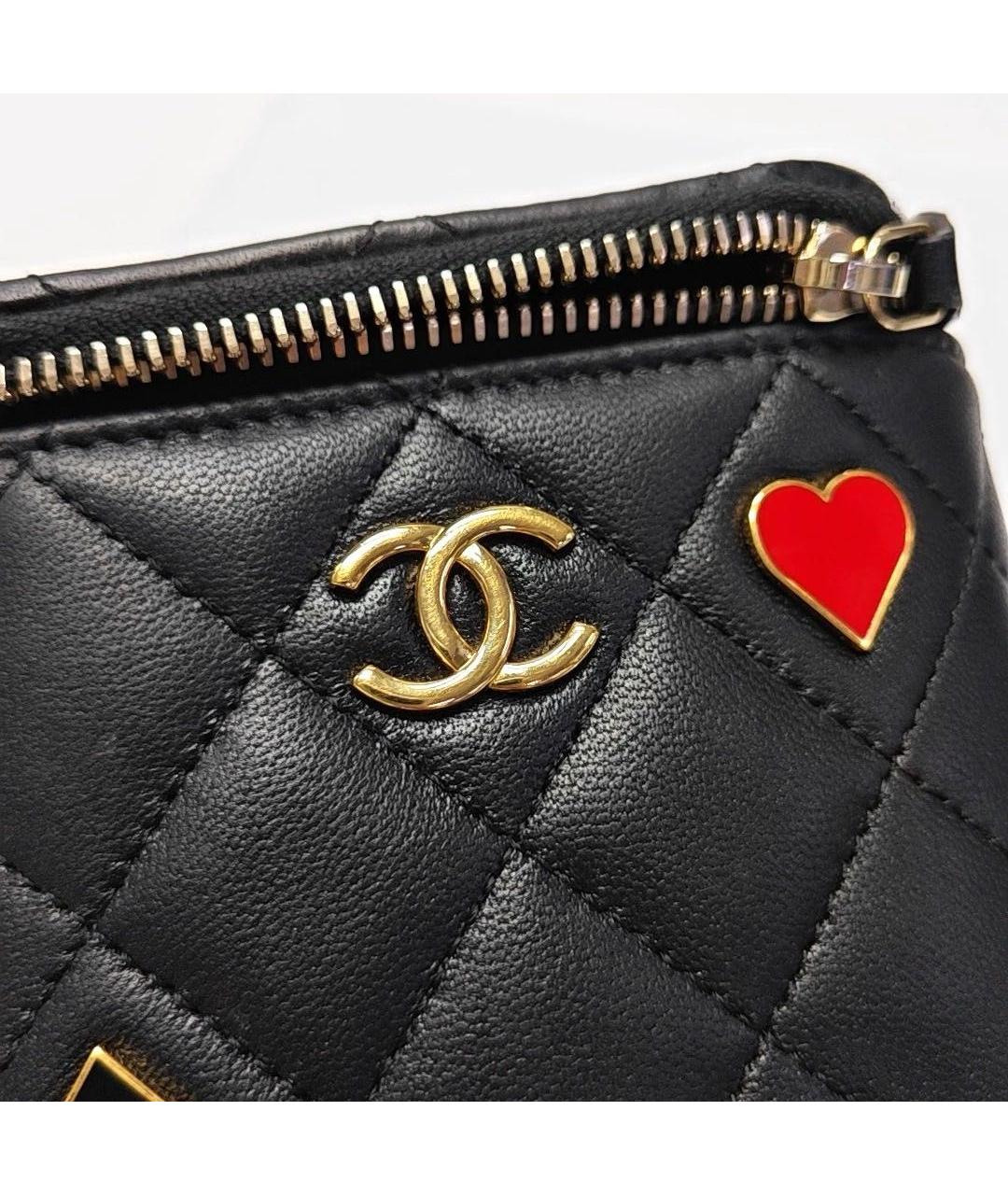 CHANEL Черная кожаная сумка через плечо, фото 5